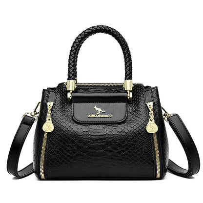 Fashion Crossbody Bags for Women Designer Ladies Purses and Handbags High-quality Soft Leather Women Shoulder Messenger Bags Sac Good Vibrations