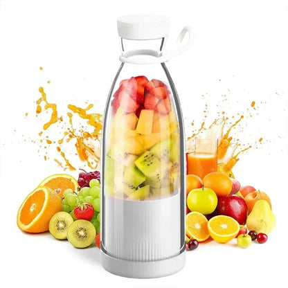 Portable electric juicer Cup Handheld 6-blade USB rechargeable Multifunctional fruit blender 380ml Mini juicer Good Vibrations