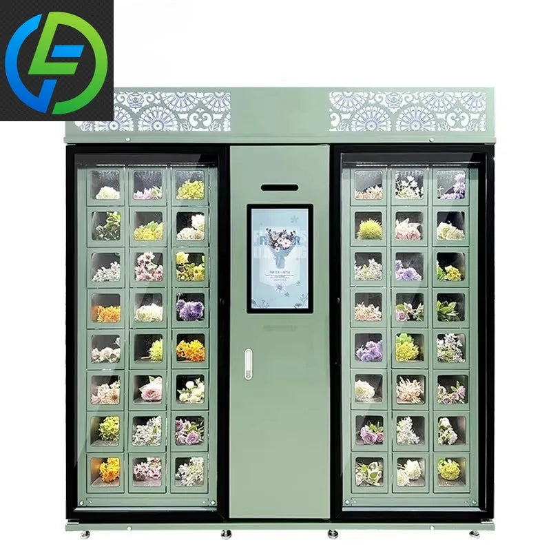 2025 Flower Vending Machine Supplier Shopping Mall Touch Screen Flower Vending Machine Good Vibrations