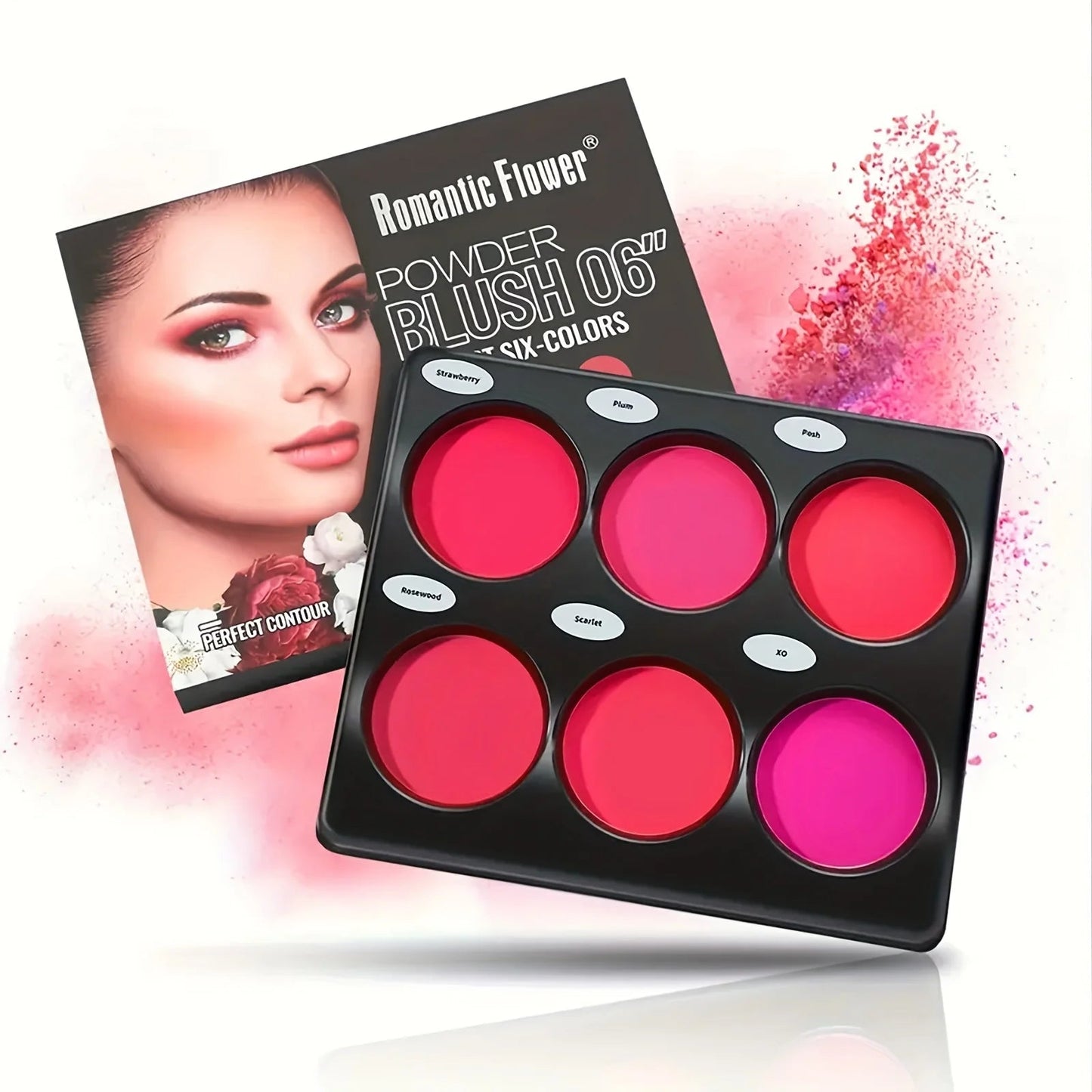 6-color blush palette, natural-toned eye shadow palette, and matte blush palette. Light and breathable, suitable for cheek and e Good Vibrations