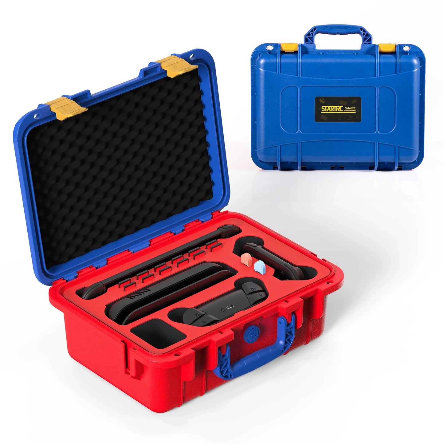 switch 2 game console storage case, carrying case, single-shoulder diagonal storage box, protecting luggage and accessories Good Vibrations