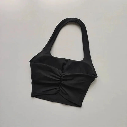 Fitness Bra Workout Tops Gym Fitness Sports Bras Sexy Athletic Sport Bra Women Backless Gym Yoga Crop Top Good Vibrations