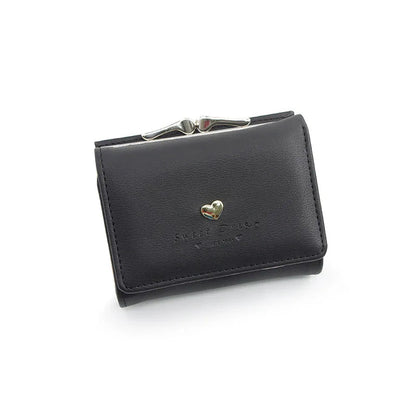 New Mini Short Women Wallets High Quality Coin Pocket Luxury Female Purses Card Holder Photo Holder Cute Wallet For Girls Good Vibrations