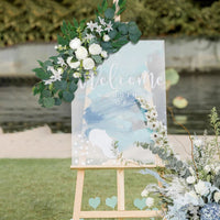 Artificial Wedding Arch Flowers Boho Red Rose Eucalyptus Garland Drapes Home Decoration Wedding Decorations Welcome Sign Good Vibrations