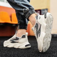 2025 Trendy Sneakers for Men Shoes Summer Outdoor Wear-Resistant Casual Sports Skateboard Shoes Fashion Breathable Shoes Good Vibrations