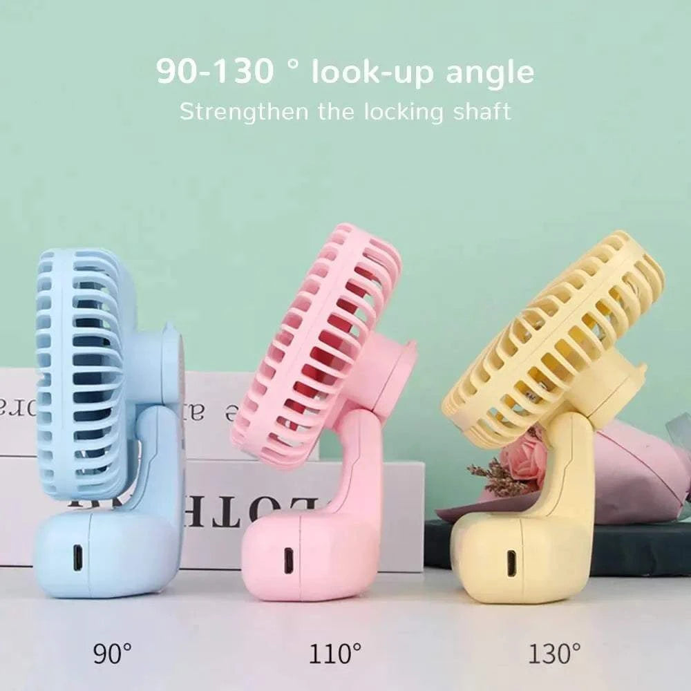 Desktop Desktop Small Fan Mini Handheld Usb Three Speed Cool Air Car Home Office Portable Quiet Outdoor Simple Portable Summer Good Vibrations Adult Super Store