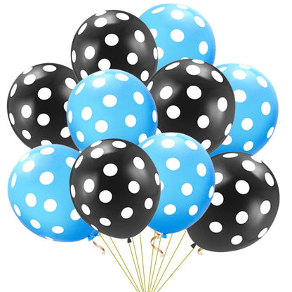 20pcs Polka Dot Balloons Globes 12Inch Pink Blue Latex Polka Dot Balloon Multicolor Wedding Birthday Party Festival Decoration Good Vibrations