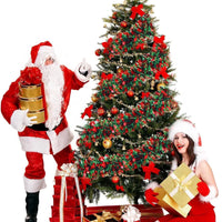 2M Merry Christmas Decorations Strip Ribbon Christmas Tree Ornament Bears Gingerbread People Snowmen New Year Supplies Red Green Good Vibrations