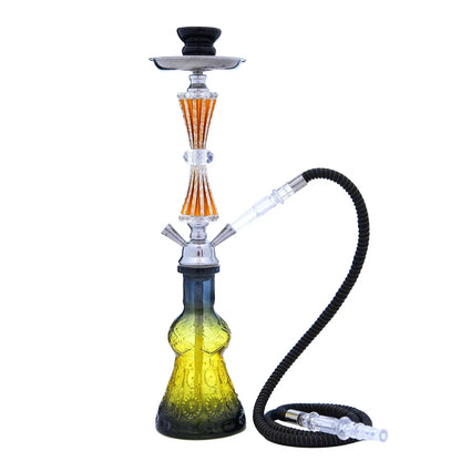 Arab Glass Shisha Pipe Hookah Set With Hookah Hose Bowl Tongs Cachimba Nargile Sheesha Chicha Narguile Water Pipe Hookah Kit