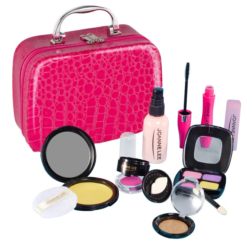 Kids Toys Simulation Cosmetics Set Pretend Makeup Toys Girls Play House Simulation Make up Educational Toys for Girls Fun Game Good Vibrations