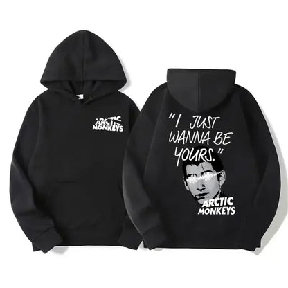 Retro Rock Arctic Monkeys Music Album Graphic Hoodies Men Vintage Oversized Y2k Hip Hop Hoodie Punk Sweatshirt Tour Plus size Good Vibrations