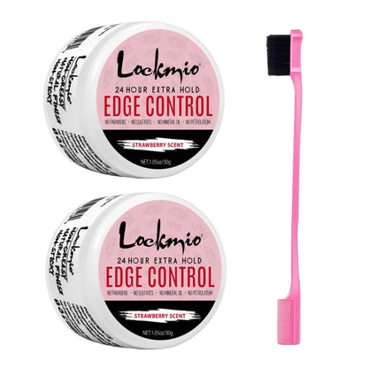 Women and Kid 30g Edge Control Gel Long Lasting Hold Control Wax Natural Finishing Anti-frizz Hair Wax Smoothing Styling Pomade Good Vibrations