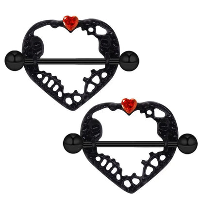 Gothic Nipple Rings Spider Skull Nipple Piercing Jewelry Halloween Body Jewelry Good Vibrations Adult Super Store