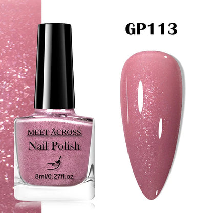 48 Colors Nail Polish Quick Dry No-bake Lasting Water-based Tearable Manicure Not Easy To Fade Semi-permanent Varnish Nail Art Good Vibrations