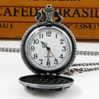 Pocket Watch Souvenir Fashion Pendant Pocket&Fob Watches Hot New Clock Gifts with Chain Good Vibrations