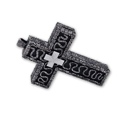 Squid Necklace Set Cross Shaped Necklace With Compartment Necklace With Old Cross Pendant, Necklace With Cross Shaped Necklace Good Vibrations