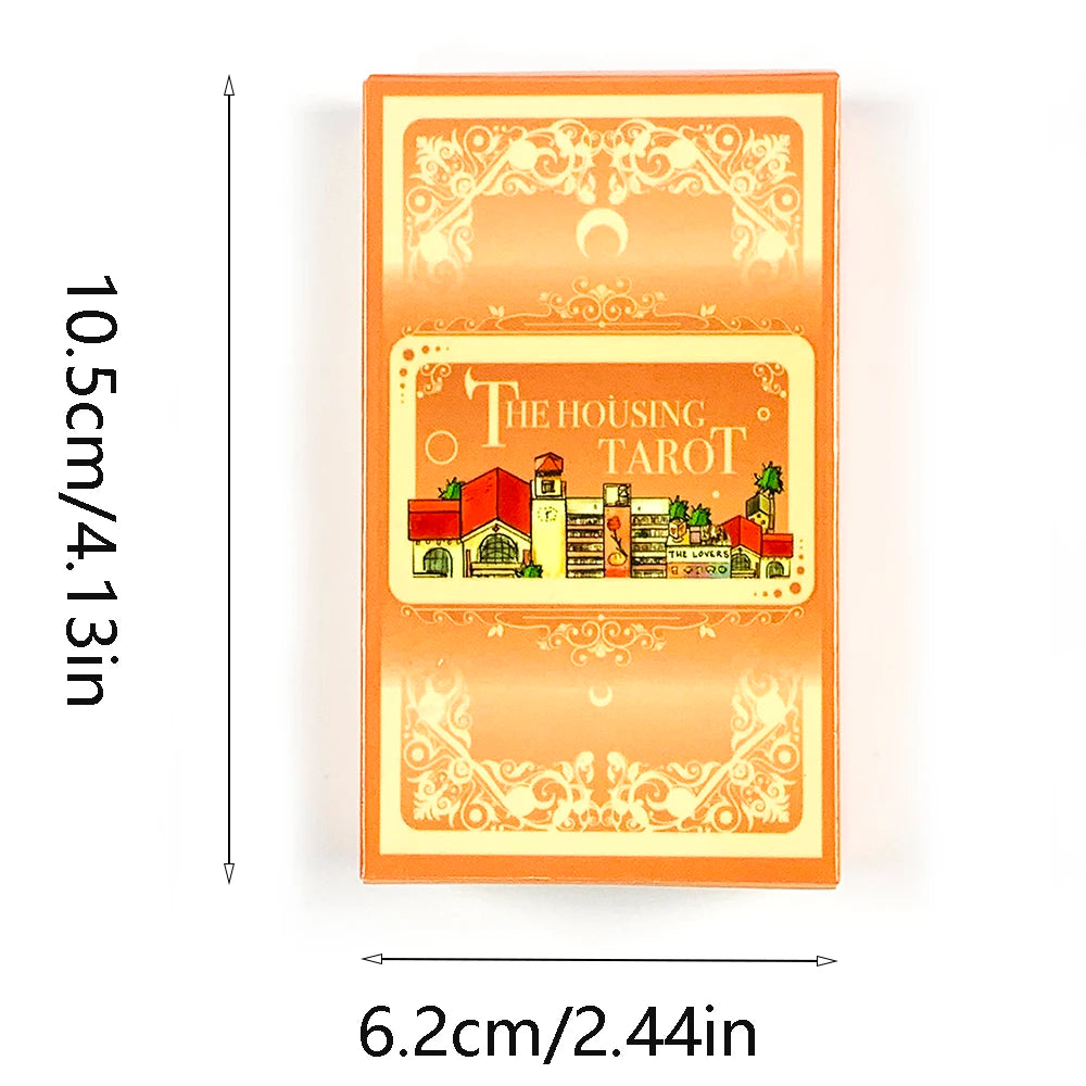 The Housing Tarot Cards 78 Cards English Version Divination Board Games Cards Game Family Gatherings Entertainment Tarot Cards Good Vibrations