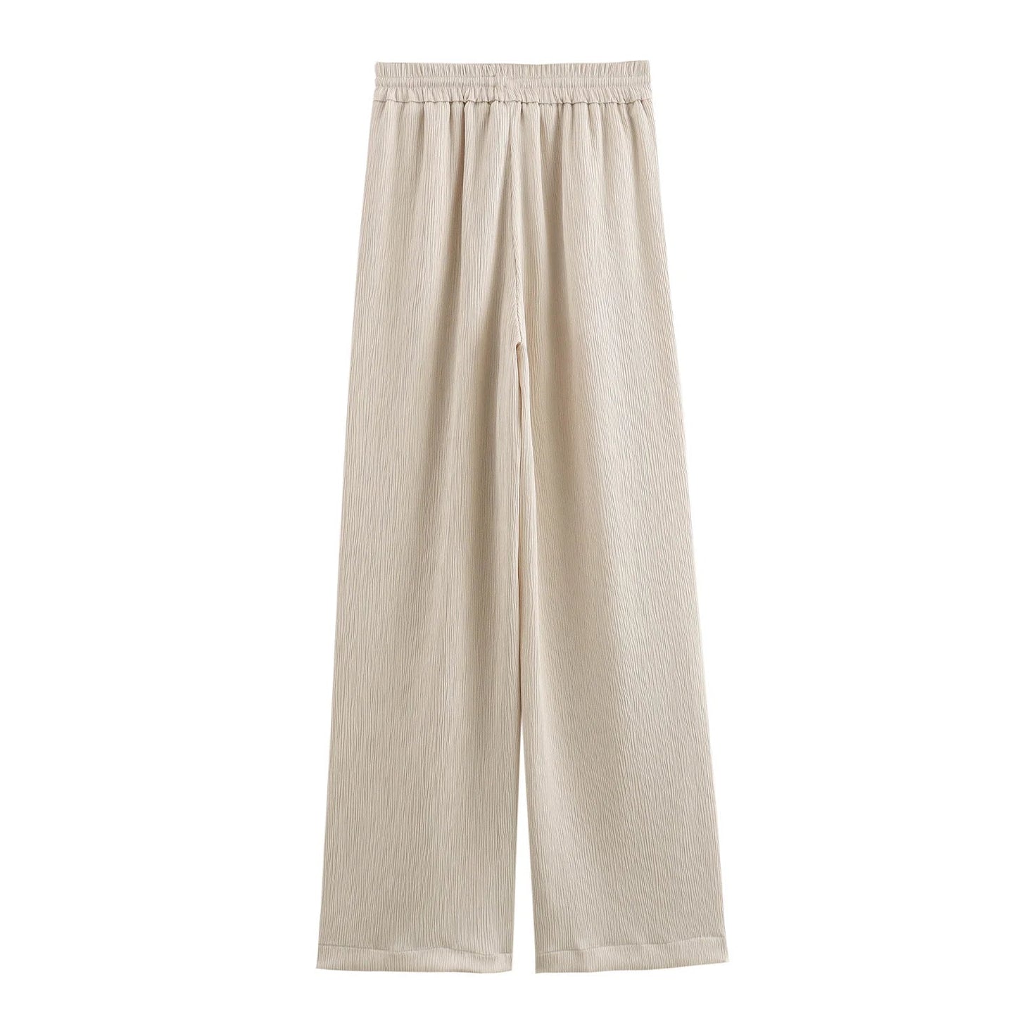 2024 Autumn Women Casual Blazer Coat Pants Set Long Sleeve Double Breasted Blazer + Wide Leg Trousers Lady Office Outfit Good Vibrations