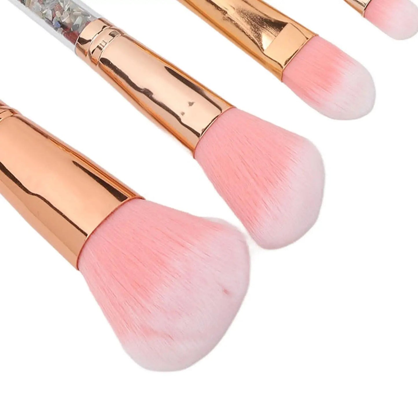 Ergonomic Makeup Brush Kit with Stylish Handles - Versatile Cosmetic Brushes for beauty Salons & At Home Use Good Vibrations