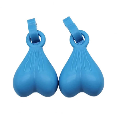 2Pcs Resin Croc Balls Shoe Charm Hanging Pendant Outdoor Sandals Novelty Testis Funny Sandal Shoes Ball Ornaments Shoe Buckle Good Vibrations