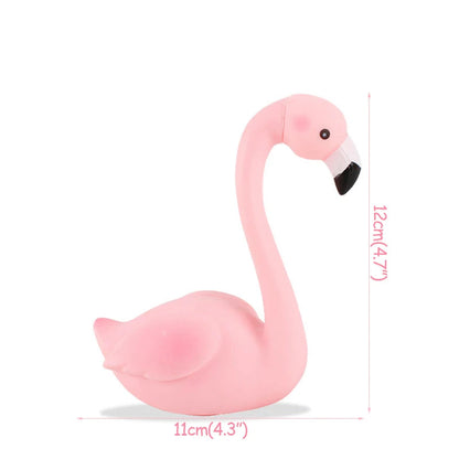 Pink Flamingo Cake Toppers Girls Flamingo Themed Birthday Pary Cake Decoration Hawaiian Summer Wedding Party Decoration Supplies Good Vibrations