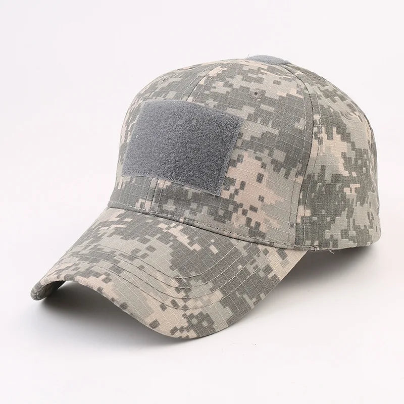Outdoor camouflage hat Baseball hat Hunting hat Sports hat Bicycle hat Men Women Adult hat Duck tongue hat with curved brim Good Vibrations