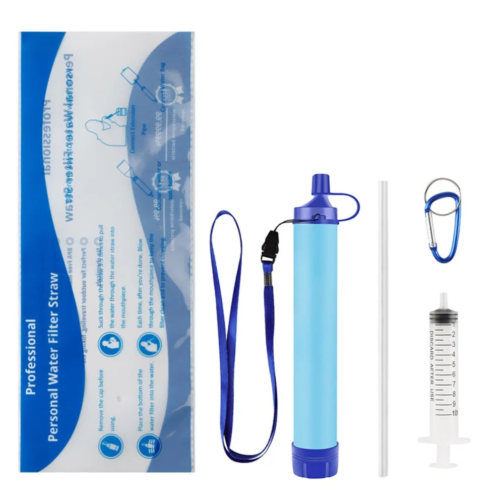 Mini Mini Water Filter Straw Straw Purifier Purification Water Filter Portable Survival Drinking Water Filtering Straw Emergency Good Vibrations