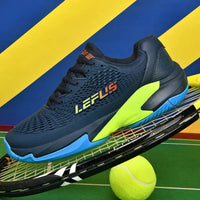 2025 New Men Tennis Sneakers Breathable Tennis Training Shoes Comfortable Unisex Tennis Footwear Wear-Resisting Low Top Sneakers Good Vibrations