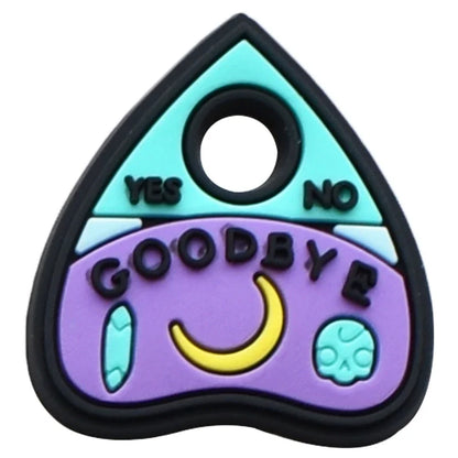 Shoe Charms for Crocs Accessories
 Halloween Shoes Charm for Croc Decorations Pins Men Accessory Jeans Woman Clogs Clips Badges Good Vibrations