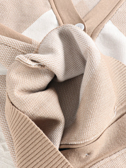 GIGOGOU CHIC Wide Leg Pants Spring Autumn Women Cardigan Set Fashion Knit Outwear 2piece Sweater Tracksuit Good Vibrations