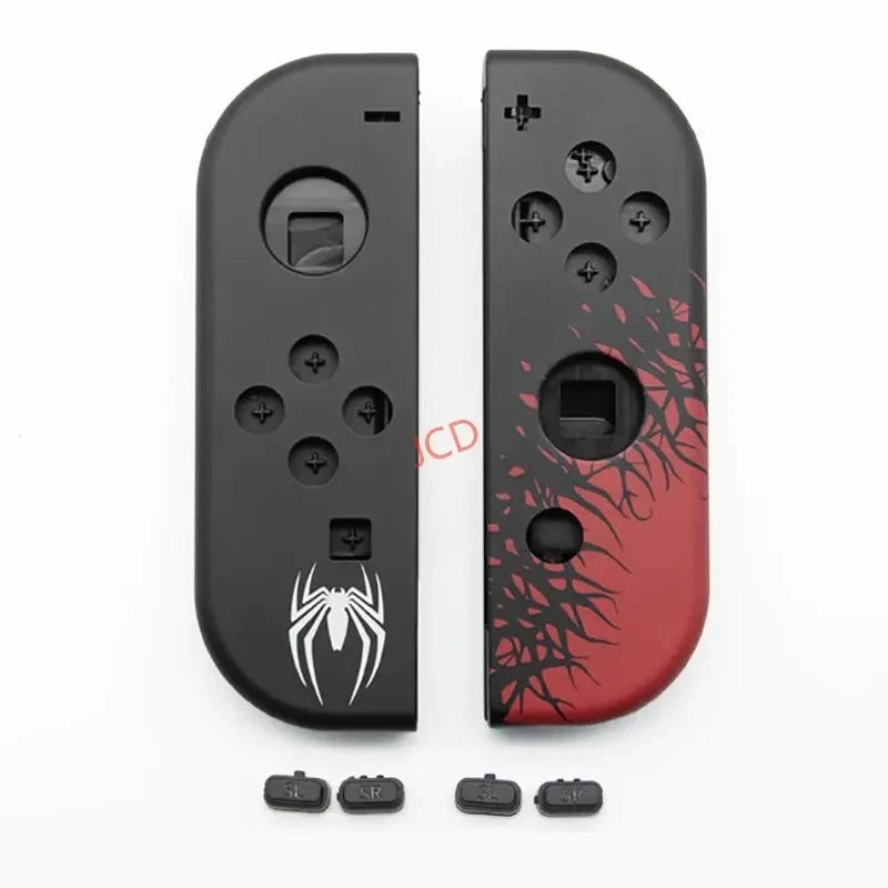 Cartoon pattern Front Back with Middle Frame Shell Housing Case Plastic Cover For Nintend Switch NS NXJoy-Con JoyCon Controller Good Vibrations