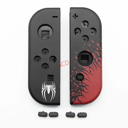 Cartoon pattern Front Back with Middle Frame Shell Housing Case Plastic Cover For Nintend Switch NS NXJoy-Con JoyCon Controller Good Vibrations