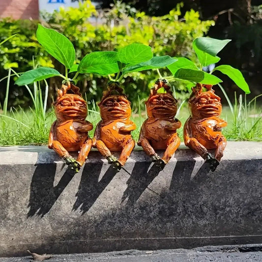 Garden resin ornaments Magical Mandrake Garden Statue, Outdoor Decoration, Gift for Holidays Good Vibrations