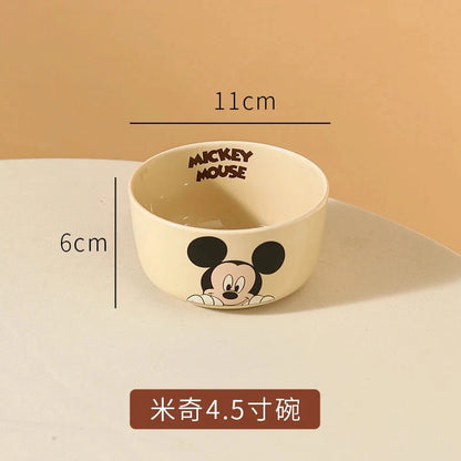 Mickey Minnie Ceramic Tableware Gift Couple Children's Home Cute High-Pretty Tableware Spoon Good Vibrations