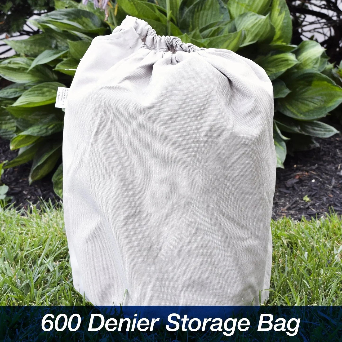 30-32FT 600D T-Top Boat Cover Personal Watercraft Weather Ripstop Trailerable Heavy Duty Polyester Boat Cover Up To 114" WIDTH Good Vibrations