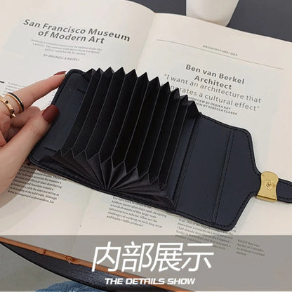 Women's Light Luxury Wallet, Durable Compact Storage Bag with Versatile Functions for Fashionable Lifestyle Good Vibrations