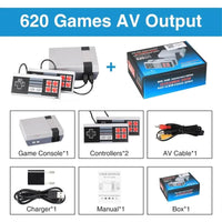 Handheld Family Recreation Video Console AV Output Retro Built-in 620 Classic Games Dual Gamepad Gaming Player  Toys Holiday Gif Good Vibrations
