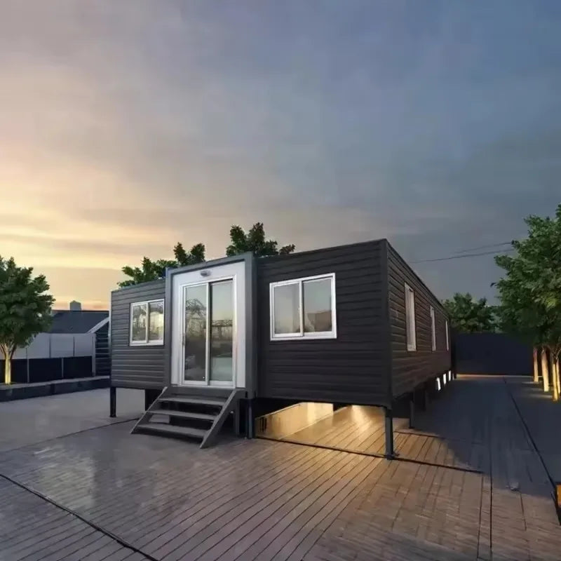 20ft 40ft Expandable Granny Flat Prefabricated Portable Container House Tiny House Prefabricated Foldable Container House Good Vibrations