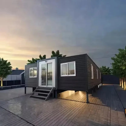 20ft 40ft Expandable Granny Flat Prefabricated Portable Container House Tiny House Prefabricated Foldable Container House Good Vibrations