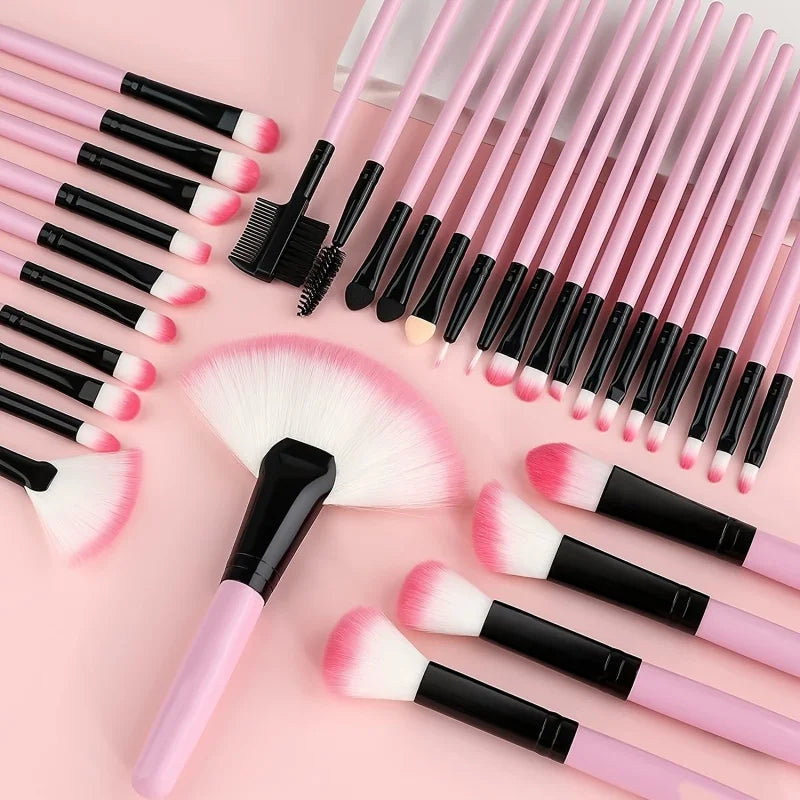Makeup Brush Set - A set containing 37 makeup tools, a professional makeup set suitable for beginners. Good Vibrations