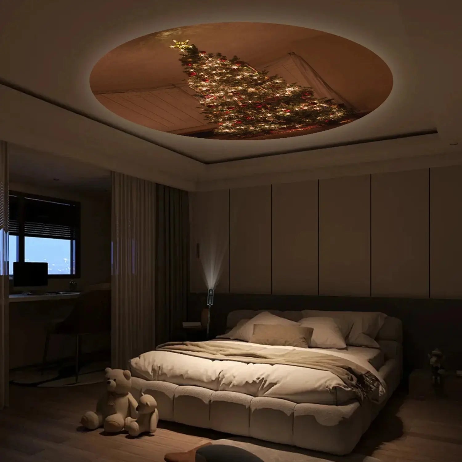 Christmas projection light Good Vibrations