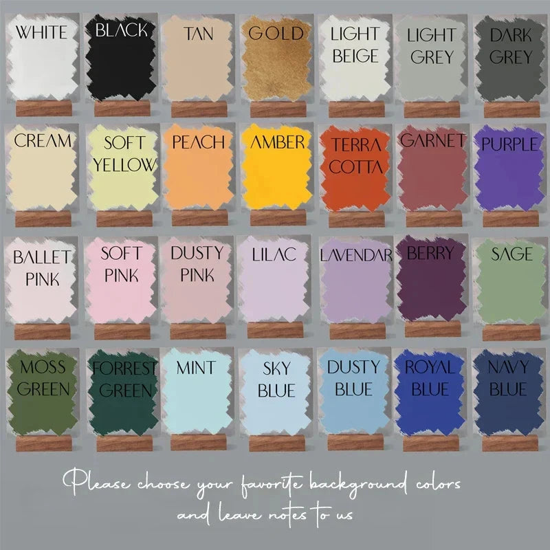 Personalized Painted Back Acrylic Wedding Table Numbers with Base Calligraphy Rustic Arch Numbers for Modern Wedding Table Decor Good Vibrations