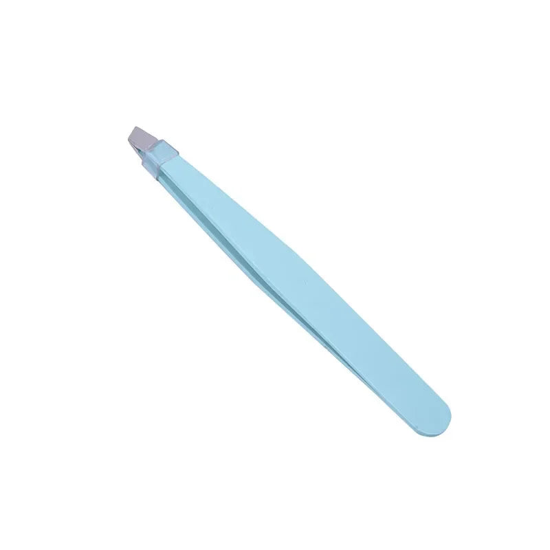 1pc Stainless Steel Eyebrow Tweezer Face Hair Removal Tweezers Colorful Makeup Eyelash Tweezer Eye Brow Clips Makeup Tools Good Vibrations