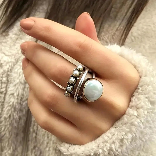 2026 Punk Personalized Wide Ring Status Symbolizes European and American Luxury  Wrapped with Irregular Lines Good Vibrations
