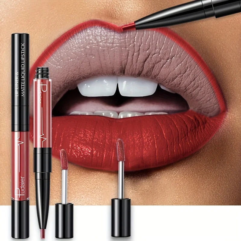 Ultra-Precise Waterproof Lip Liner - Lip Liners with High Pigment, Smooth, Sweatproof, Long-Lasting Wear for Perfect Lip Contour Good Vibrations