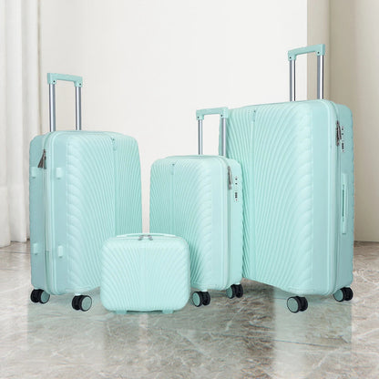 2025 New Large-Capacity and Durable Luggage Roller Suitcase Men and Women Carry-On Boarding Travel 20/24/28 Multi-Piece Set Good Vibrations