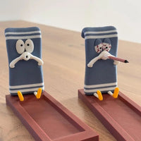 Incense Stick Holder Handmade Burner for Home Office Decor Meditation Yoga Aromatherapy Gifts Craft Decorative Accessories Good Vibrations