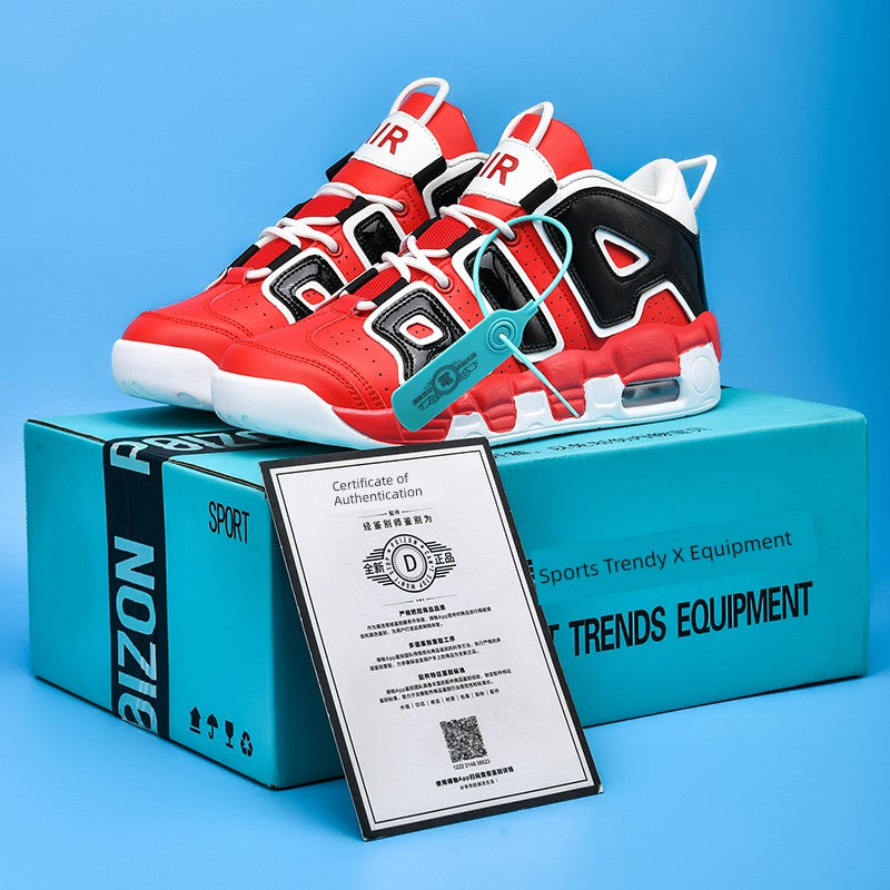 Putian Pippen Big Air Basketball Men's Shoes Trendy Casual Cushion Damping Youth Actual Combat Abrasion Resistant Sports Sneakers Good Vibrations