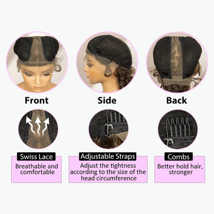 Synthetic Goddess Braided Wigs Cornrow Braided Wigs with Baby Hair Braids Wigs for Women Daily Use Knotless Wigs Good Vibrations