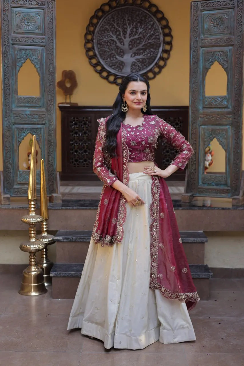 Designer Bridal Lehnga Choli for Girls Party Wear Wedding Dresses Low Price Indian Lehenga Choli With Dupatta 2026 for Women Good Vibrations